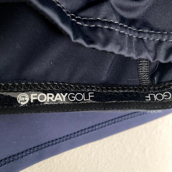 Foray Golf Color Blocked Side Panel 15.5" Skort - Navy Blue White - Medium - Picture 6 of 10